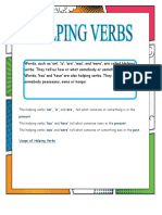 Helping Verbs and Their Usage