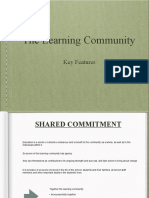 The Learning Community: Key Features