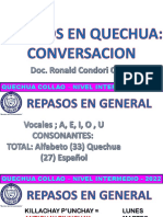 MATERIAL DE CLASE VIRTUAL Nro. I - QUECHUA COLLAO - NIVEL INTERMEDIO