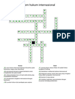 Sistem Hukum Internasional - Crossword Labs