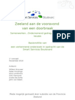 Onderzoeksrapport Zeeland Aan de Vooravond Van Een Doorbraak 