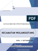 Lintas Sektor Triwulan I Tahun 2020