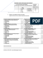 Kuesioner Survei Kepuasan Masyarakat