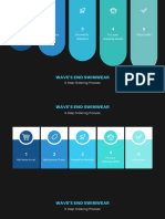 Blue and Black Step by Step Process Chart Presentation