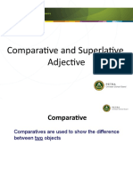 Comparative and Superlative Adjective