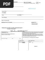 CONGENBILL 94 Fixed | PDF | Cargo | Bill Of Lading
