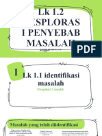 LK. 1.2 Eksplorasi Penyebab Masalah