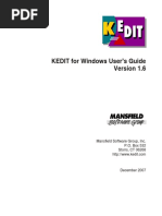 KEDIT User's Guide