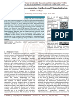 Polyaniline Clay Nanocomposites Synthesis and Characterization