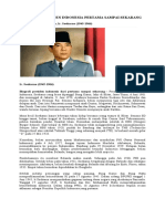 Biodata Presiden Indonesia Pertama Sampai Sekarang