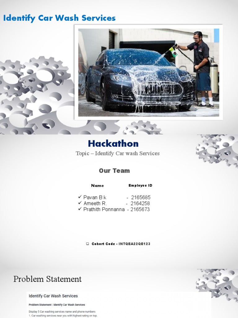 Identify Car Wash Services PDF Software Testing Java (Programming Language)