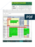 Instrucciones Del Registro de Evaluación