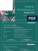 Modern Jungly Style Marketing Plan by Slidesgo