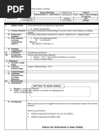 Teacher Teaching Date Teaching Time: Lesson Exemplar