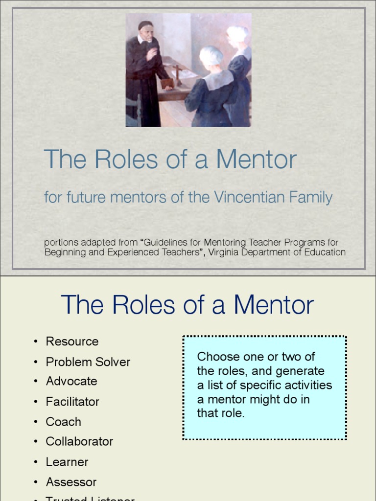 Mentor Roles and Responsibilities | PDF | Career & Growth | Social Science