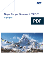 Nepal Budget Statement 2022-23