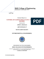 Environmental Engineering Control of Gaseous Pollutants