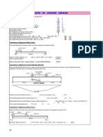 Design Calculation of Gantry Girder