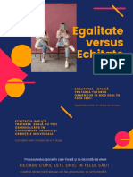 Egalitate Versus Echitate