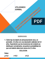 Ejercicios de Probabilidad Utilizando Distribucion Normal1