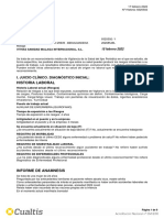 Historia Laboral: I. Juicio Clínico. Diagnóstico Inicial