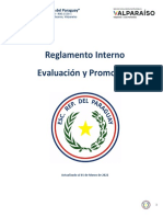 Reglamento Evaluación y Promoción 2022