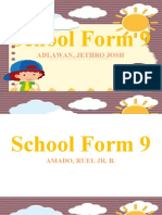 School Form 9 Names