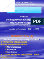 NON1 - Developpement Physique de L'enfant Et L'adolescent Et Sport-2022 2