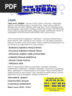 Download Tepih Servis BOBAN by Tepih Servis Beograd - Tepih Servis BOBAN SN58536342 doc pdf