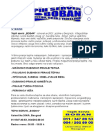 Download Tepih Servis BOBAN by Tepih Servis Beograd - Tepih Servis BOBAN SN58536342 doc pdf