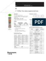 FNQ Series: 13 32 X 1-1 2 500vac Time-Delay Supplemental Fuses