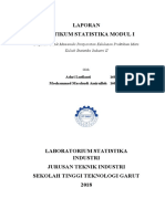 LAPORAN PRAKTIKUM STATISTIKA MODUL I