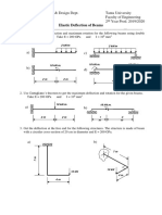 Production Engineering & Design Dept. Tanta University Stress Analysis Faculty of Engineering Sheet No. 5 2 Year Prod. 2019/2020