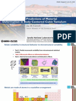 Crystal Plasticity Predictions of Material Deformation in BCC Tantalum