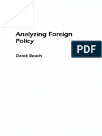 Beach Derek - Analizing Foreign Policy - Introtuction