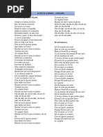 Canciones Retiro 6 de Marzo