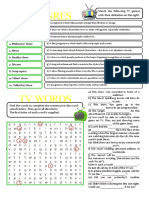 TV Genres Match and TV Crosswords W Keys