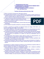 Lista de Exercícios Pós Guerra Até PAEG - 2020_1