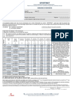 Bulletin Sportmut - Garanties Complementaires