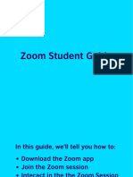 Zoom Student Guide - English