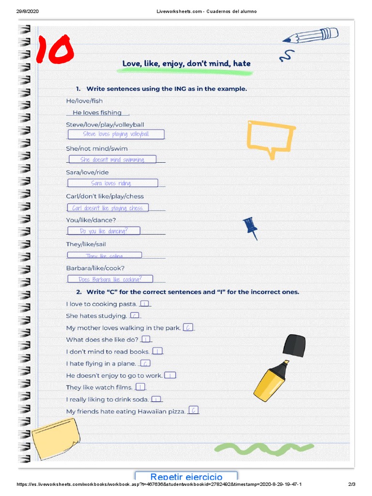 Like, Love, Enjoy, Don't Mind, Hate | PDF