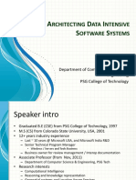 Architecting Data Intensive Systems