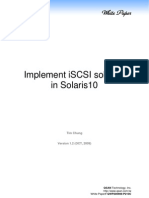 Implement iSCSI Solution in Solaris10