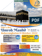 Brosur & Detail Paket Umroh 9 Hari Oktober 2022