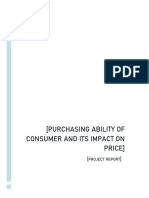 Consumer Purchasing Power & Price Impact (CPCI