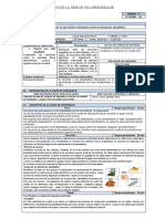 PLANIFICACIÓN DE LA SESION DE APRENDIZAJE 2 Grado Unidad 4