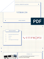 Vitros 250: Clinical Chemistry Machine