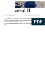 Procesal II - Segundo Semestre 2020