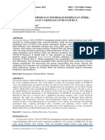 Peran Perekam Medis Dan Informasi Kesehatan (Pmik) Dalam Pelaksanaan Vaksinasi Covid-19 Di RS X