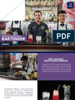 Brochure Bartender - Agosto T. Tarde